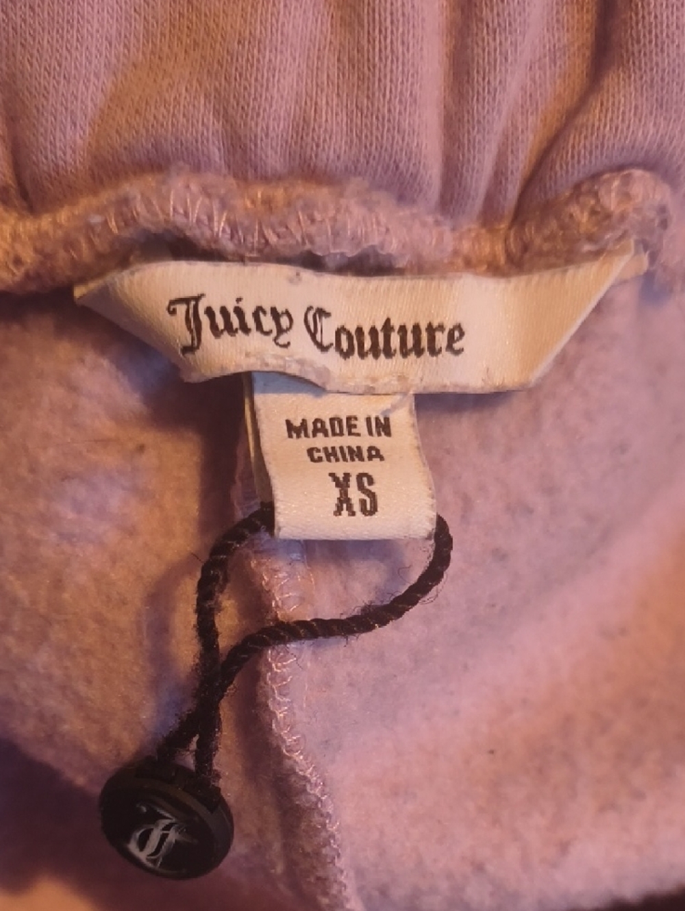 Juicy Couture Lilac Rhinestone Logo Flare Sweatpants Women's XS - Picture 6 of 9